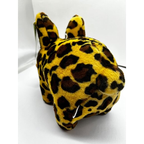 Kozik x Kidrobot Leopard Print  Labbit with Mustache 10" Plush Stuffed Animal 20 - Picture 5 of 10